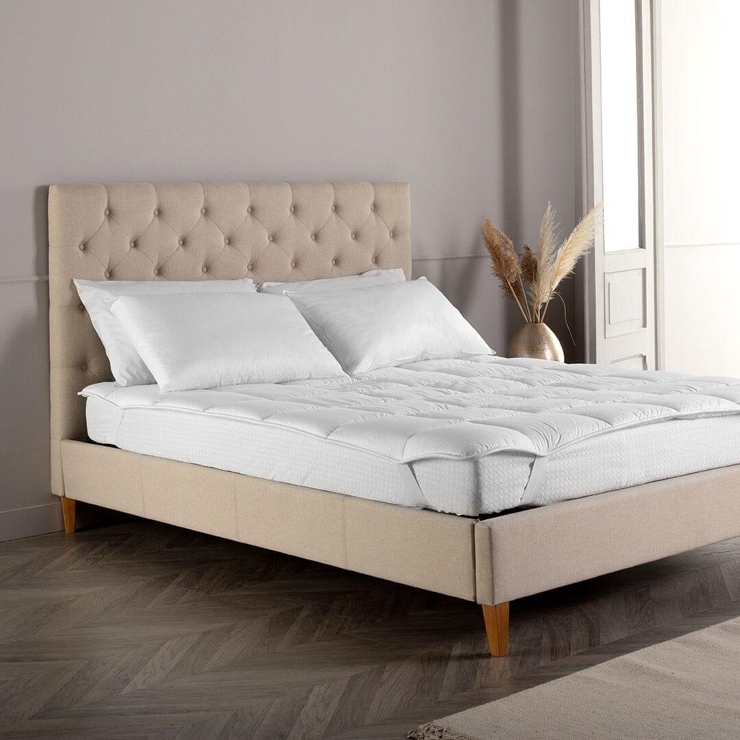 EasyDream Topper Singolo 4 Stagioni Tinta Unita White - Image 3