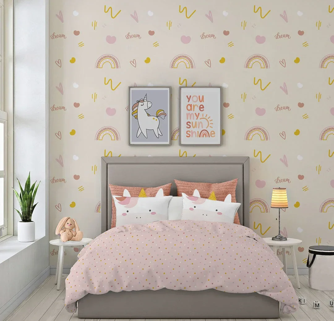 Parure Copripiumino Singolo con Stampa - Fantasia Funny Unicorn Pink - Image 3