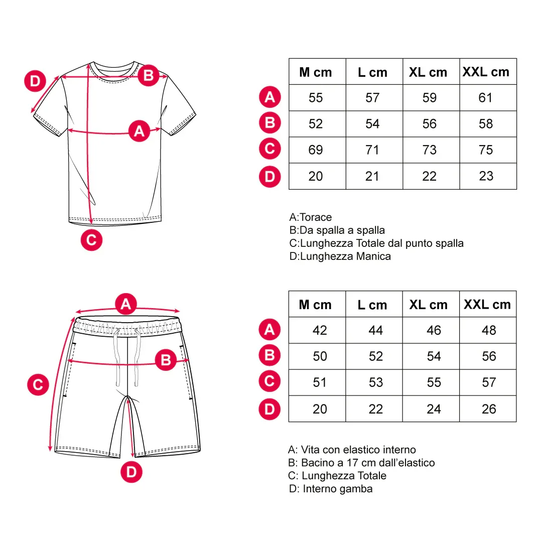 Pigiama da Uomo Corto Surf Rider Duke Blu - Image 4