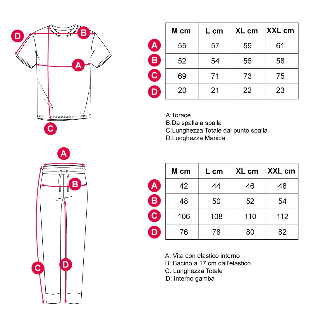 Pigiama Lungo da Uomo BBQ Addicted Zaky Melange - Image 3