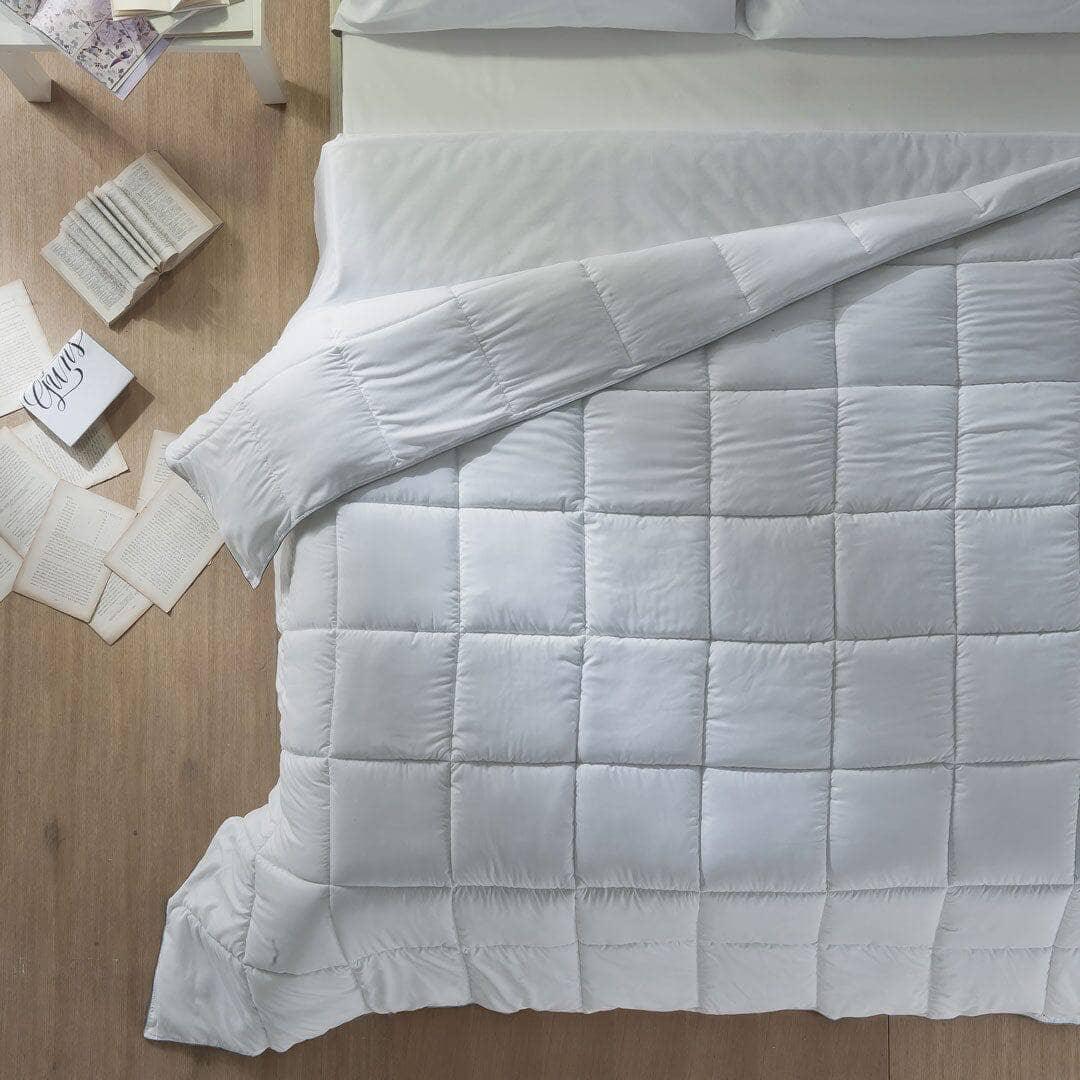 Piumino Aloe Vera Piazza e Mezza 200x220 Bianco - Image 3